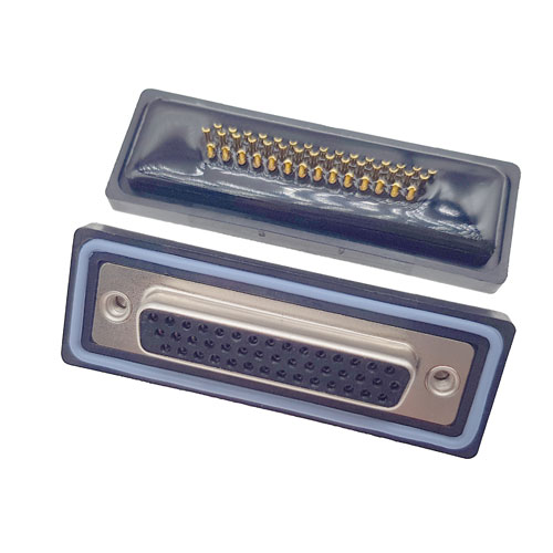 D-SUB-44P母頭焊線式高密度防水車針連接器 D-SUB-44P母頭焊線式高密度防水車針連接器