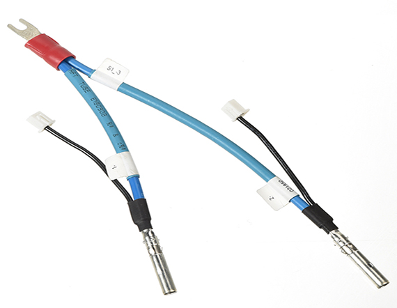 E0208銅管端子線 儲能變頻線束 半絕緣銅管針型端子線束