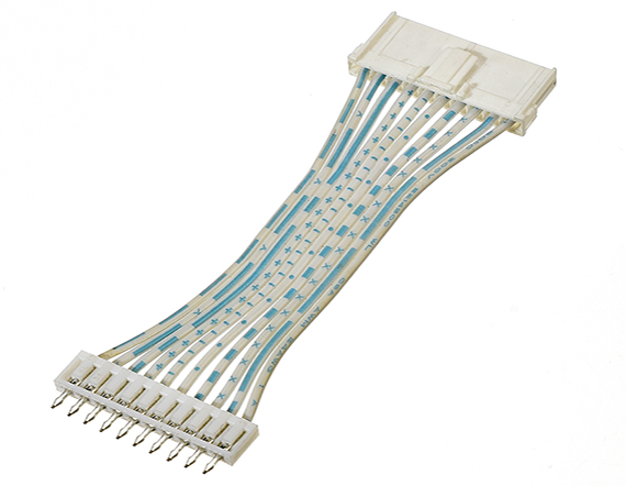 XH2.54間距雙頭端子SAN-10P公頭接線束